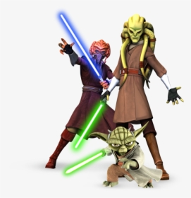 Clone Wars Jedi Master Kit Fisto, HD Png Download, Free Download