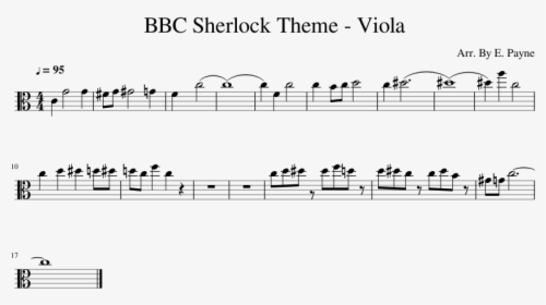Bbc Sherlock Theme - Sheet Music, HD Png Download, Free Download