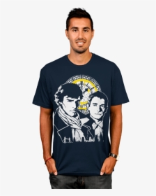 John And Sherlock T-shirt - Marvel Pocket T Shirt, HD Png Download, Free Download