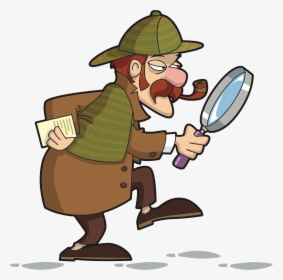 Detective Sherlock Holmes Cartoon, HD Png Download, Free Download