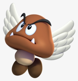 Paragoomba In Flight - Transparent Mario Goomba Png, Png Download, Free Download