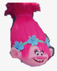 #poppy #pop #troll #hair #cabelo #trolls #flor #pink - Doll, HD Png Download, Free Download