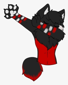 [comission/stickers] Dabbing Inumi - Furry Dab Telegram Sticker, HD Png Download, Free Download