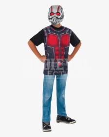 Kids Ant-man Costume Top And Mask - Disfraz De Ant Man, HD Png Download, Free Download