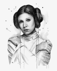 Transparent Princess Leia Png - Princess Leia Artwork, Png Download, Free Download