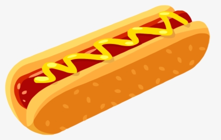 Hot Dog - Hot Dog Vector Png, Transparent Png, Free Download
