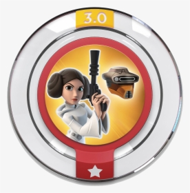 Princess Leia Boushh Disguise Power Disc - Disney Infinity Leia Power Disc, HD Png Download, Free Download
