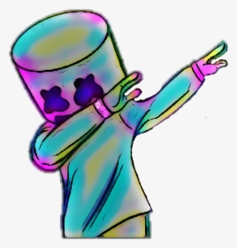 Dab Rainboweffect Marshmallow Magiceffect Picsartpassio - Marshmallow Doing The Dab, HD Png Download, Free Download