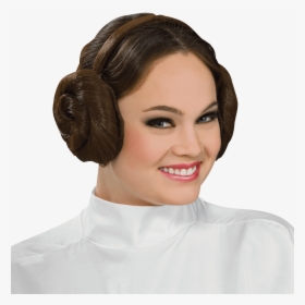 Adult Princess Leia Headband - Star Wars Hair Bun, HD Png Download, Free Download