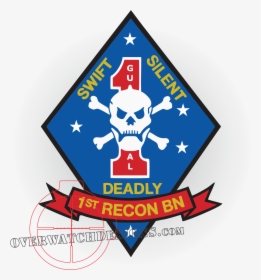 1st Recon Sticker - 1st Recon Bn Logo, HD Png Download, Free Download