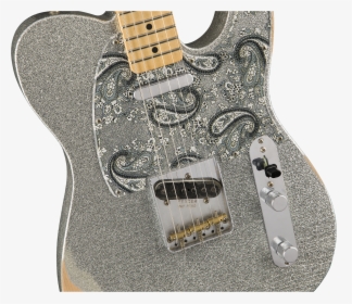 Fender Brad Paisley Road Worn Telecaster Silver Sparkle - Brad Paisley Fender, HD Png Download, Free Download