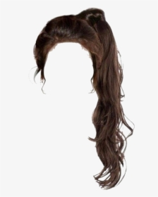 #hair #ponytail #brunette #brown #brownhair #hairup - Ponytail Hair Transparent Background, HD Png Download, Free Download