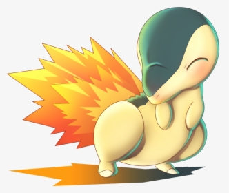 Cyndaquil From Pokemon Gold And Silver By Matsuoamon-d5hdmte - Pokemon Cyndaquil Art, HD Png Download, Free Download