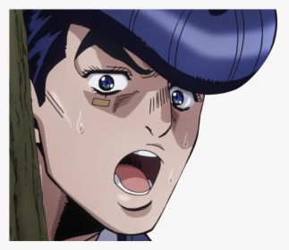 Anime Face Facial Expression Anime Human Hair Color - Jojo Bizarre Adventure Without Background, HD Png Download, Free Download