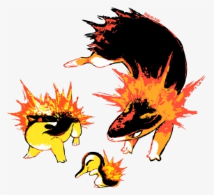 Pokemon Cyndaquil Pixelart, HD Png Download, Free Download