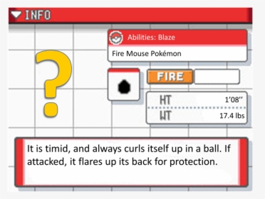 Pokémon Pokedex Entry Template, HD Png Download, Free Download