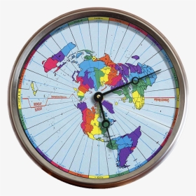 24 Hour World Time Map, HD Png Download, Free Download