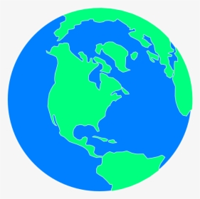 Flat Cartoon Globe Svg Clip Arts - Earth Globe, HD Png Download, Free Download