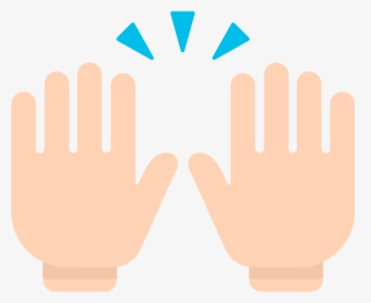Person Raising Both Hands In Celebration Emoji Emojipedia - Que Significa Este Emoji 🙌, HD Png Download, Free Download