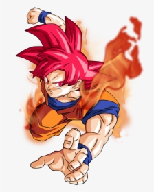Goku Super Saiyan God Png, Transparent Png, Free Download