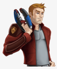 Guardians Of The Galaxy Animated Series Star Lord, HD Png Download, Free Download