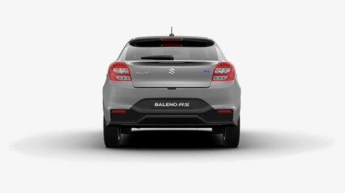 Baleno Rs Silver Car Back View, HD Png Download, Free Download