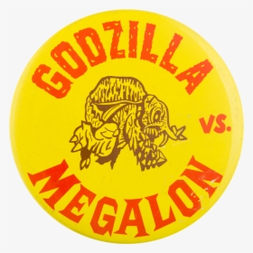 Godzilla Vs Megalon Entertainment Button Museum - Godzilla Vs Megalon Logo, HD Png Download, Free Download