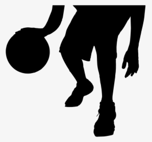 Silhouette, Ball, Basketball, Sports, Game, Black,, HD Png Download, Free Download