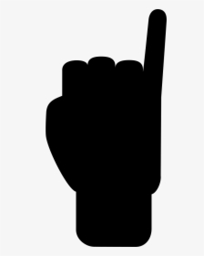 Little Finger Up Of Hand Silhouette, HD Png Download, Free Download