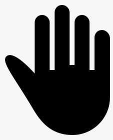 High Five Black Hand Silhouette Svg Png Icon Free Download - Hand Symbol Png, Transparent Png, Free Download