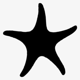 Starfish Clipart Silhouette - Starfish, HD Png Download, Free Download