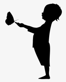 Kids Playing Silhouette Png - Happy New Month Of November, Transparent Png, Free Download