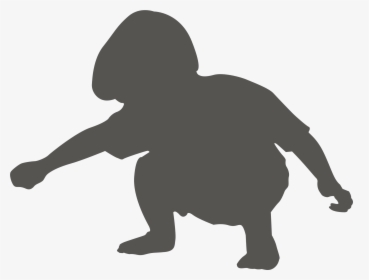 Transparent Kid Drawing Clipart - Cartoon Boy Silhouette Png, Png Download, Free Download