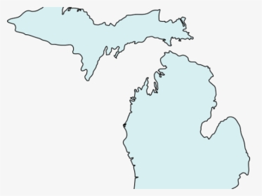 Upper Peninsula Outline Png, Transparent Png, Free Download