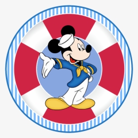Mickey Clipart Sailor - Black Lines Wave Png, Transparent Png, Free Download