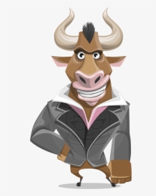 Transparent Bull Riding Clipart - Cow Puppet Character Animator, HD Png Download, Free Download
