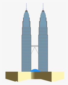 Twin Towers Png - Twin Towers Malaysia Clipart, Transparent Png, Free Download