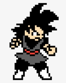 Black Goku Pixel Art, HD Png Download, Free Download