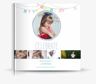 Front Photo Book Cover Designed For Birthday Party, - Birthday Photo Book Cover, HD Png Download, Free Download