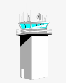 Airport Control Big Image Png Ⓒ - Air Traffic Control Tower Clip Art, Transparent Png, Free Download
