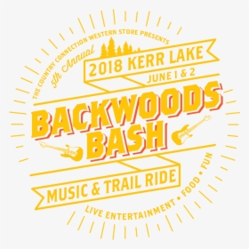 Kerr Lake Backwoods Bash Music Festival - Illustration, HD Png Download, Free Download