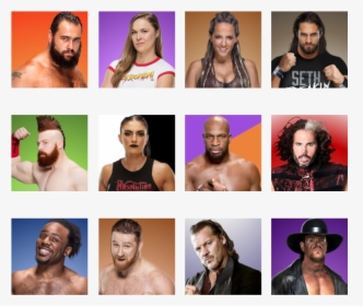 Rusev Ronda Rousey Sarah Logan Seth Rollins Sheamus - Barechested, HD Png Download, Free Download