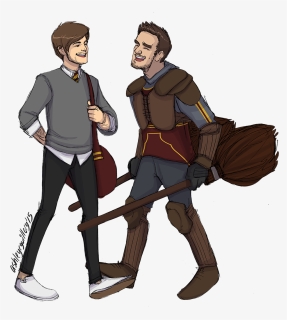 She Asked For Zayn And Harry In A Hogwarts Au - One Direction Fan Art Hogwarts, HD Png Download, Free Download