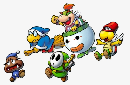 Is Leading An Army Now, So You"d Better Go Along With - Mario And Luigi Bowser's Inside Story Bowser Jr's Journey, HD Png Download, Free Download