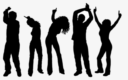 Just Dance Party Cliparts Transparent Png - Dance Party Clip Art Black And White, Png Download, Free Download