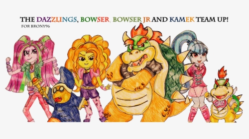 Bowser And Adagio Dazzle, HD Png Download, Free Download