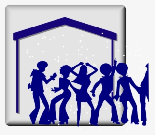People Party Png Clipart , Png Download - Disco Dancing Silhouette, Transparent Png, Free Download