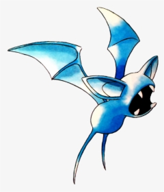 Zubat Pokemon Red And Blue Official Art - Pokemon Red And Blue Zubat, HD Png Download, Free Download
