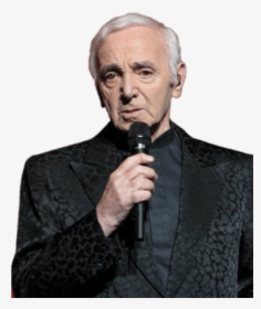 Charles Aznavour Tuxedo - Live Now Tomorrow Who Knows Charles Aznavour, HD Png Download, Free Download
