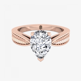 Pear Shape Diamond Ring Designs, HD Png Download, Free Download